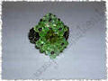 anello in cristalli bicono